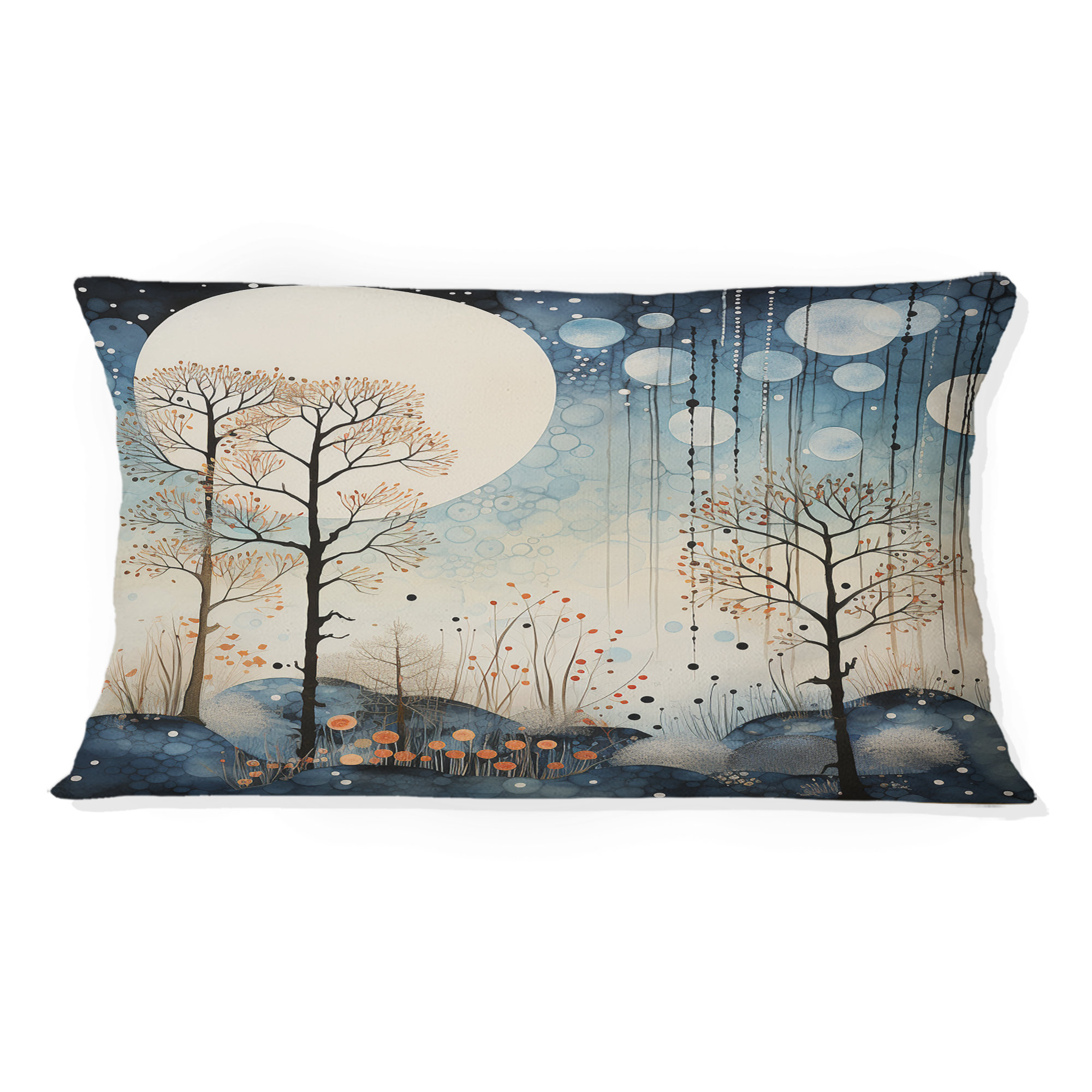 Design Art Japan Art Blue Serene Zen Minimalism Landscape III